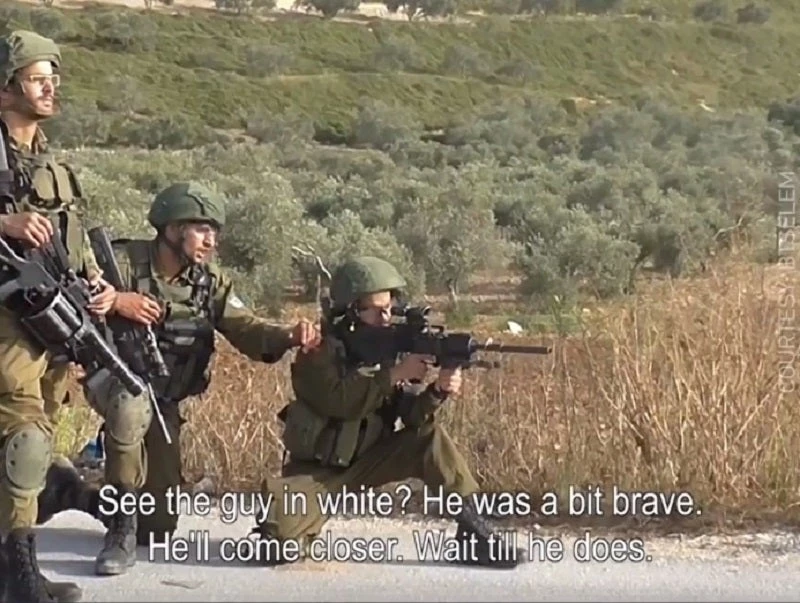 Ισραηλινοί στρατιώτες χρησιμοποιούν Παλαιστίνιους για σκοποβολή! (βίντεο)